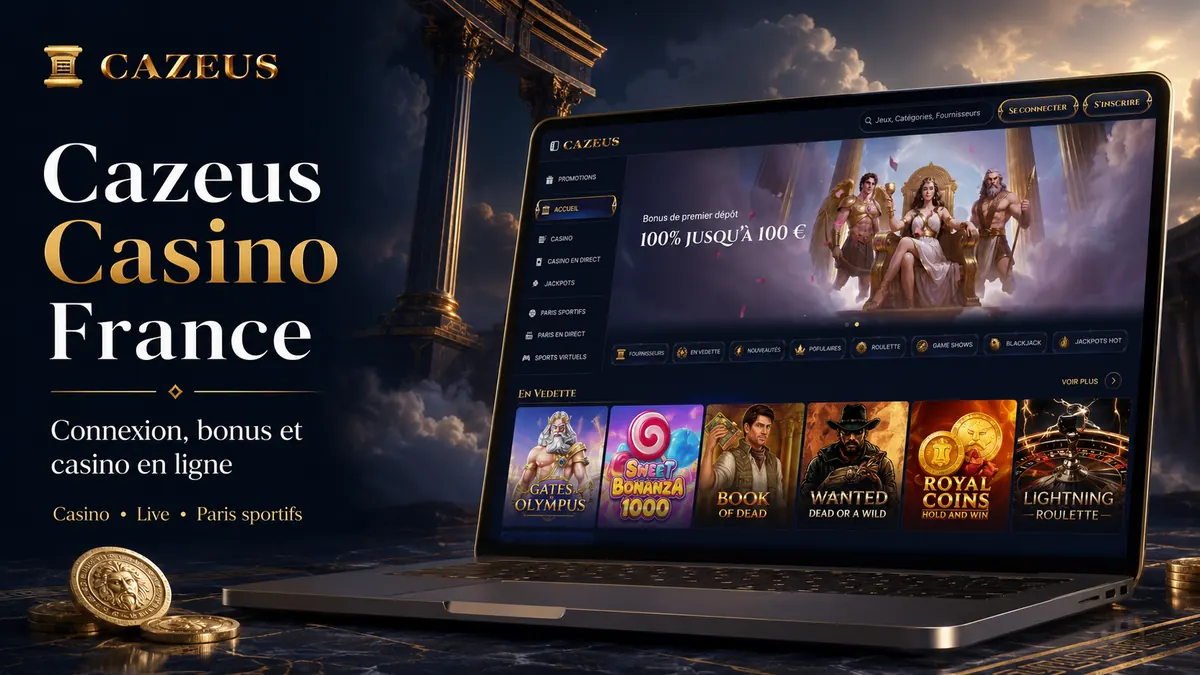 Cazeus Casino France - Connexion, Bonus et Casino en Ligne